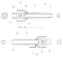 Part Location Diagram of 12220 Bear Cat Shield, Cone 6 Rib